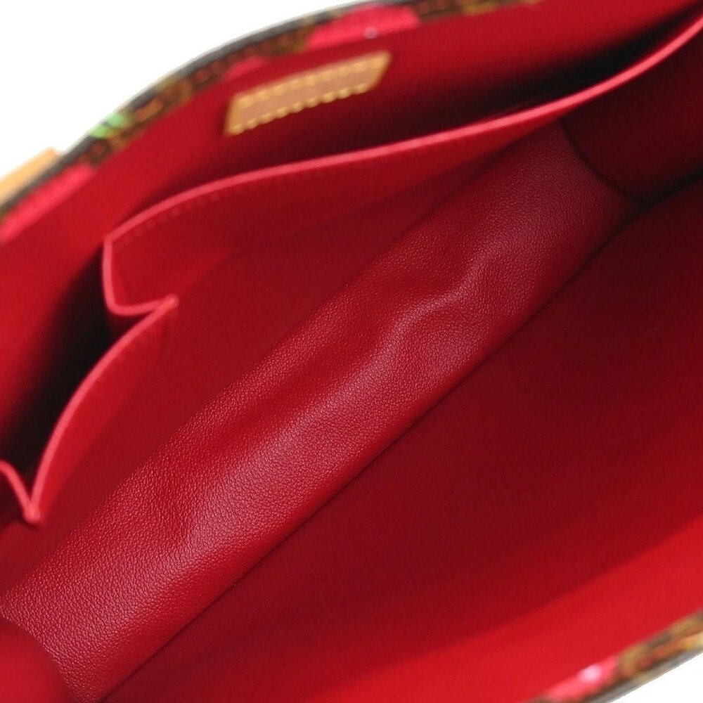 Louis Vuitton Monogram Cherry Sac Plat Tote Handbag M95010 MI0025 116576 - Picture 8 of 10